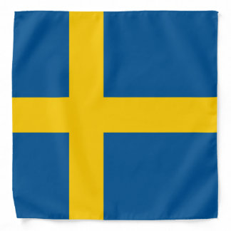 Sweden Flag Bandana