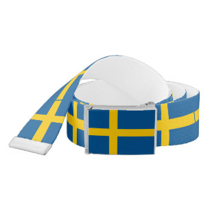 Sweden Flag Belt