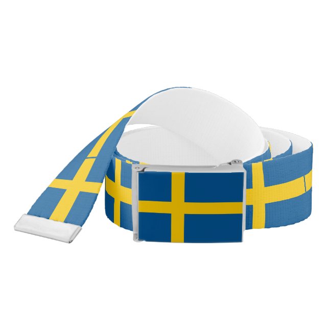 Sweden Flag Belt (Snake)