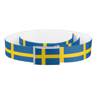 Sweden Flag Belt