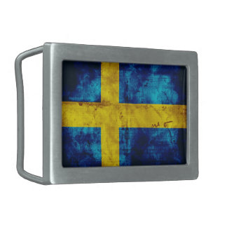 Sweden Flag Belt Buckle