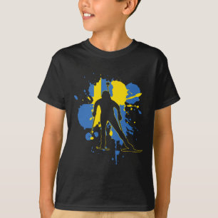 Sweden Flag Biathlonist - Swedish Biathlon T-Shirt