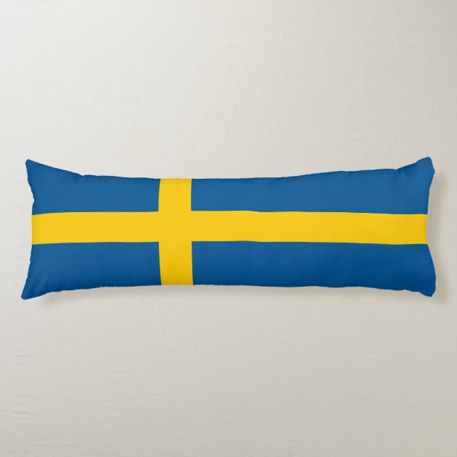 Sweden Flag Body Pillow (Front)