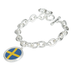 Sweden flag bracelet