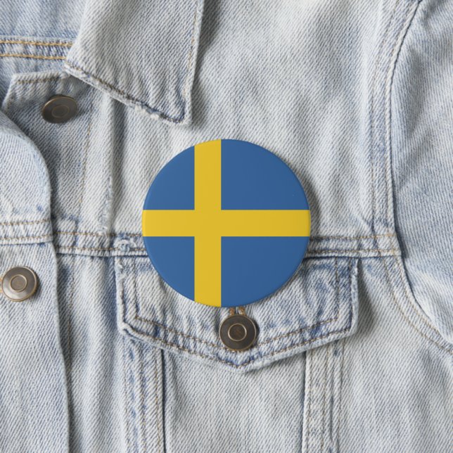 Sweden flag button (In Situ)
