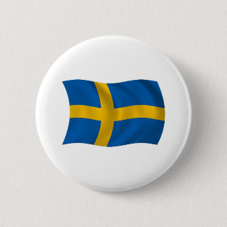 Sweden Flag Button