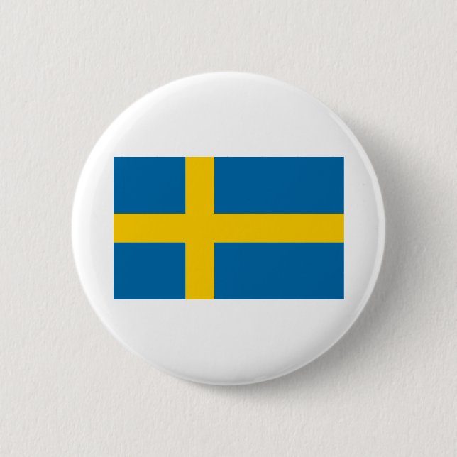 Sweden Flag Button (Front)