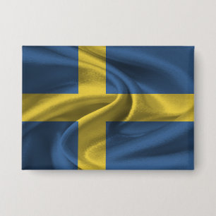 Sweden Flag Button
