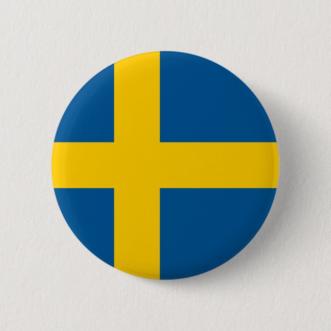 Sweden Flag Button (Front)