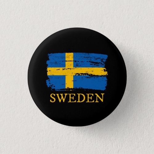 Sweden Flag Button