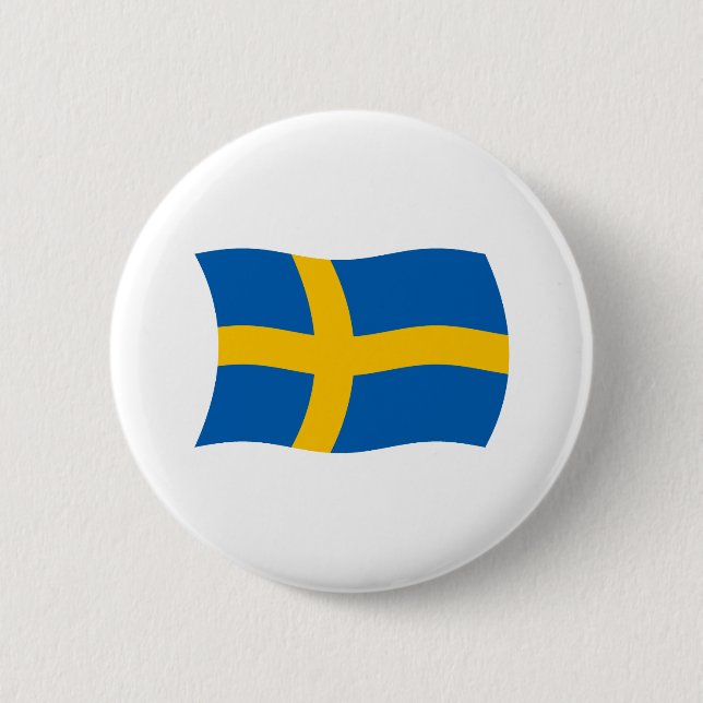 Sweden Flag Button (Front)