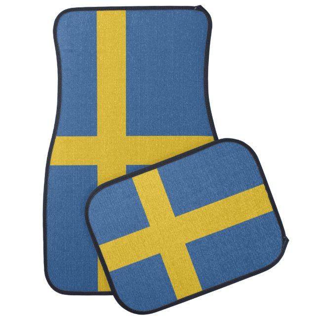 Sweden flag car floor mat (Set)