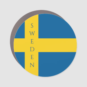 sweden flag car magnet