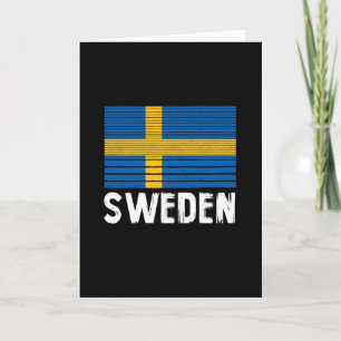 Sweden Flag Card