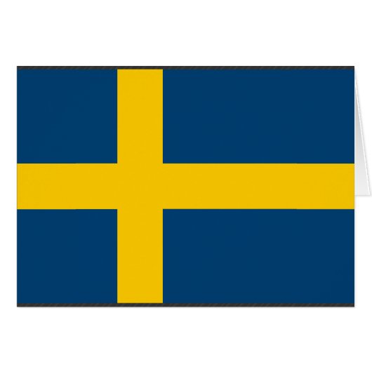 Sweden Flag Cards (Front Horizontal)