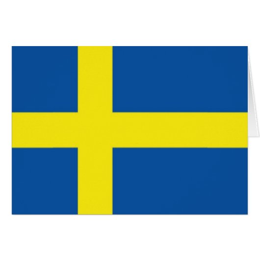 Sweden Flag Cards (Front Horizontal)