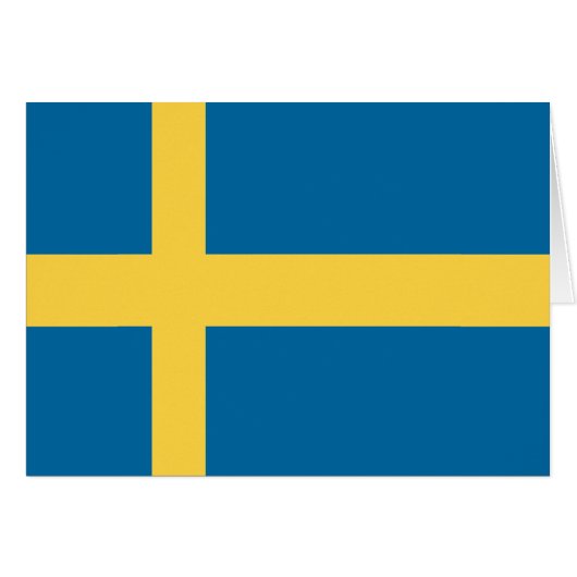 Sweden Flag Cards (Front Horizontal)