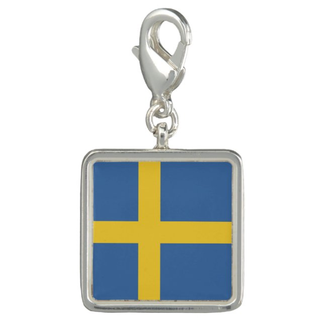 Sweden flag charm (Front)