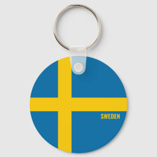 Sweden Flag Charming Patriotic Keychain