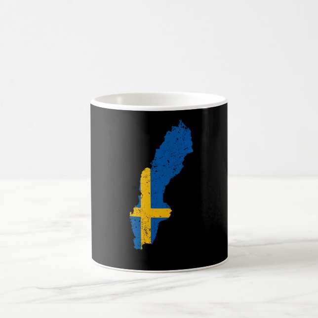 Sweden Flag Coffee Mug (Center)