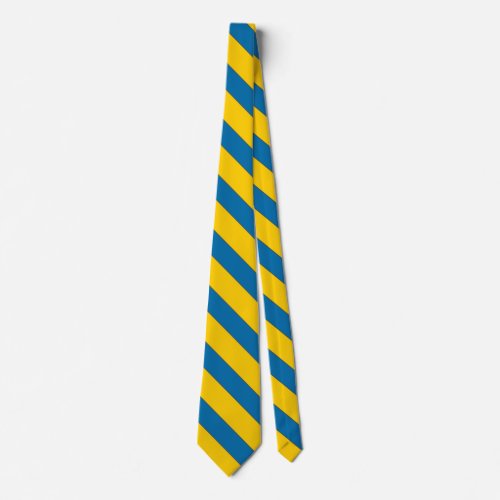 Sweden Flag Colors Elegant Neck Tie
