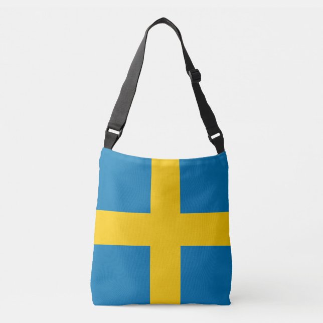 Sweden Flag Crossbody Bag (Front)