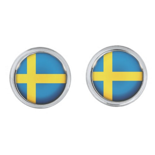 Sweden Flag Cufflinks