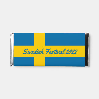 Sweden Flag Custom Hershey Bar Favors