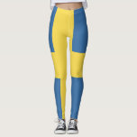 Sweden Flag Emblem Leggings<br><div class="desc">Sweden Patriotic Home Gift Design. Swedish Country Sign Souvenir. National Politics Mark Present. Homeland Symbol Presentation.</div>
