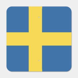 Sweden Flag Emblem Metal Sign