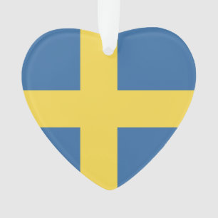 Sweden Flag Emblem Ornament