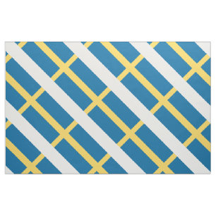Sweden Flag Fabric