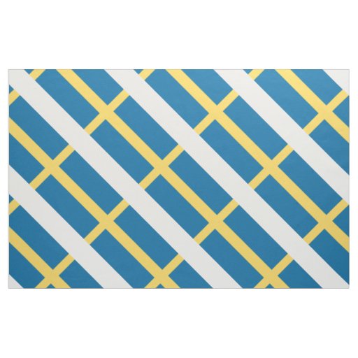 Sweden Flag Fabric
