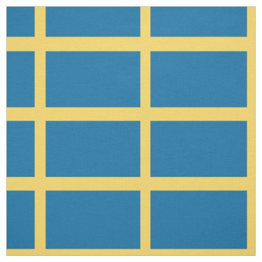 Sweden Flag Fabric