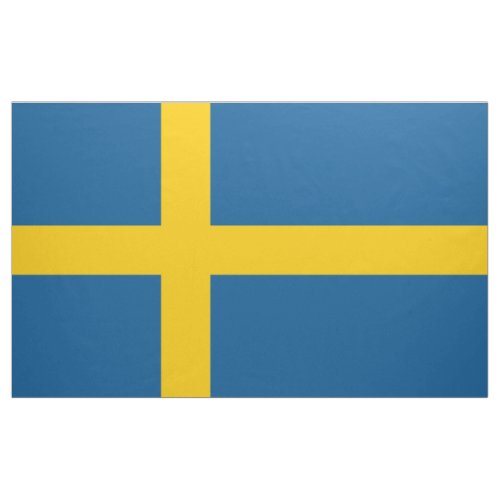 Sweden Flag Fabric
