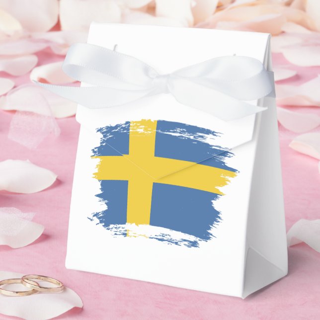 Sweden flag favor boxes (Wedding)