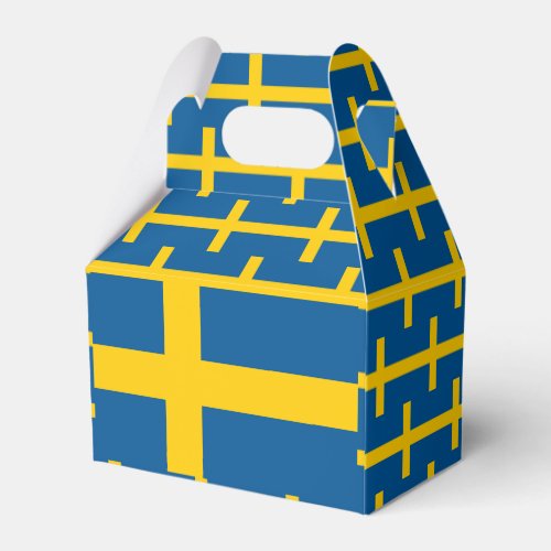 Sweden Flag Favor Boxes