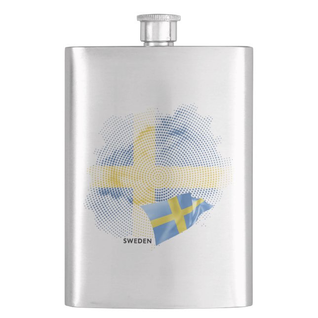 Sweden flag flask (Front)