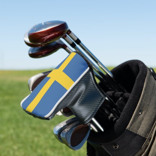 Sweden flag golf head cover