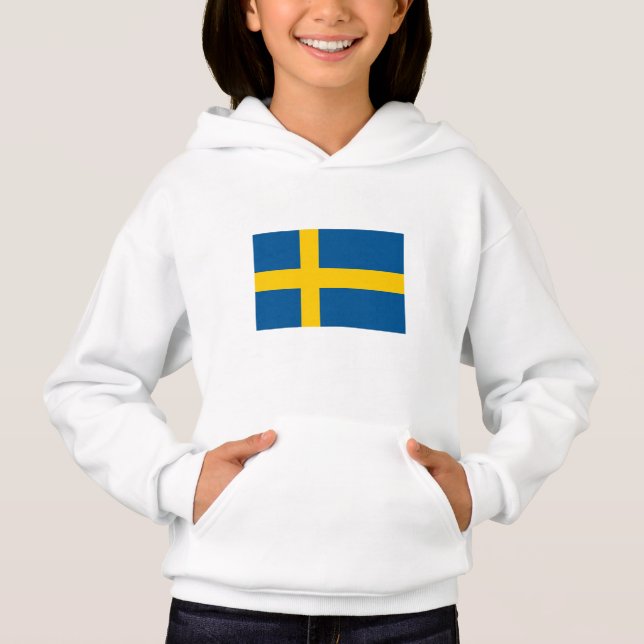 Sweden Flag Hoodie (Front)