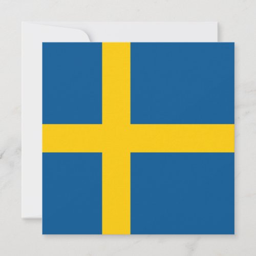 Sweden Flag Invitation