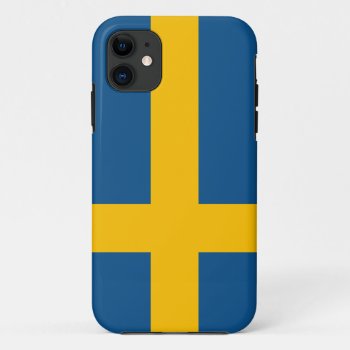 Sweden Flag Iphone 5 Case (high Quality) by shirts4girls at Zazzle