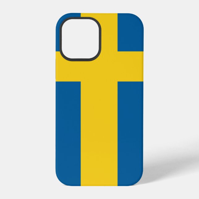 sweden flag iphone case (Back)