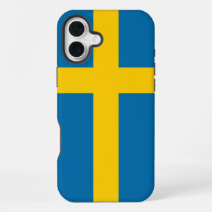 Sweden Flag iPhone 16 Plus Case