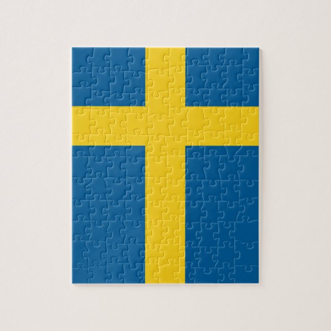 sweden flag jigsaw puzzle (Vertical)