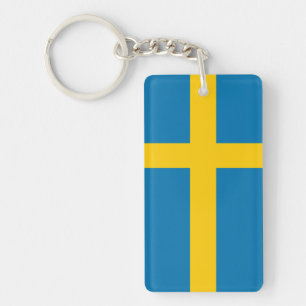 SWEDEN FLAG KEYCHAIN