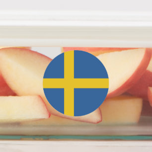 Sweden flag kids' labels