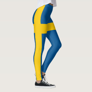 Sweden Flag Leggings