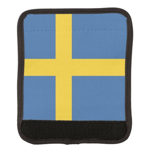 Sweden flag luggage handle wrap