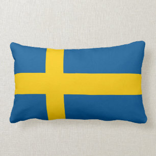 Sweden Flag Lumbar Pillow